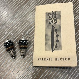 Valerie Hector hand beaded earrings